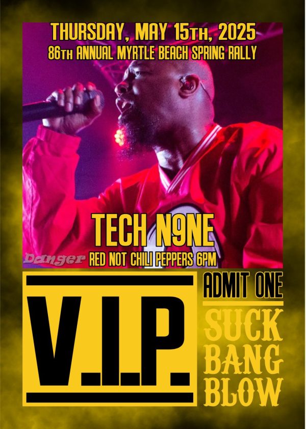 Spring Rally 2025 Tito's VIP Pass - Thursday, 5/15 - Tech N9ne