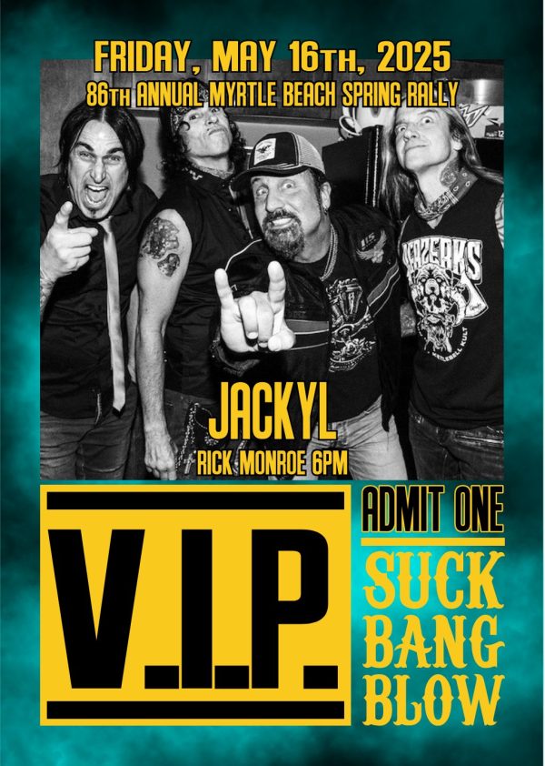 Spring Rally 2025 Tito's VIP Pass - Friday, 5/16 - Jackyl