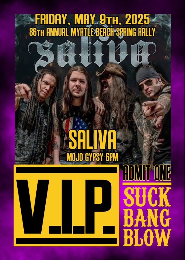 Spring Rally 2025 Tito's VIP Pass - Friday, 5/9 - Saliva