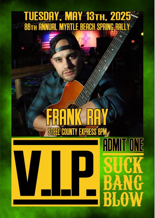 Spring Rally 2025 Tito's VIP Pass - Tuesday, 5/13 - Frank Ray