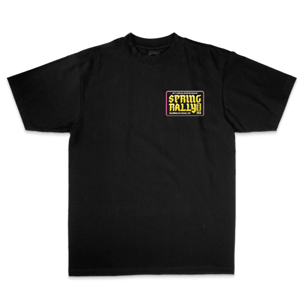 PRE-ORDER - 2025 Spring Rally Black T-Shirt - Image 2